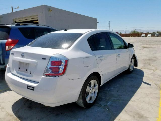 3N1AB61E49L685067 - 2009 NISSAN SENTRA 2.0 WHITE photo 4