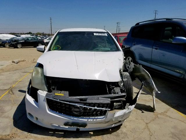 3N1AB61E49L685067 - 2009 NISSAN SENTRA 2.0 WHITE photo 9