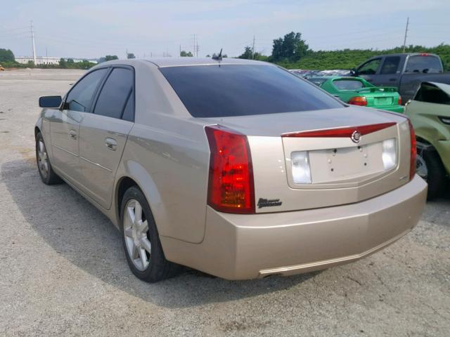 1G6DP567050167838 - 2005 CADILLAC CTS HI FEA GOLD photo 3