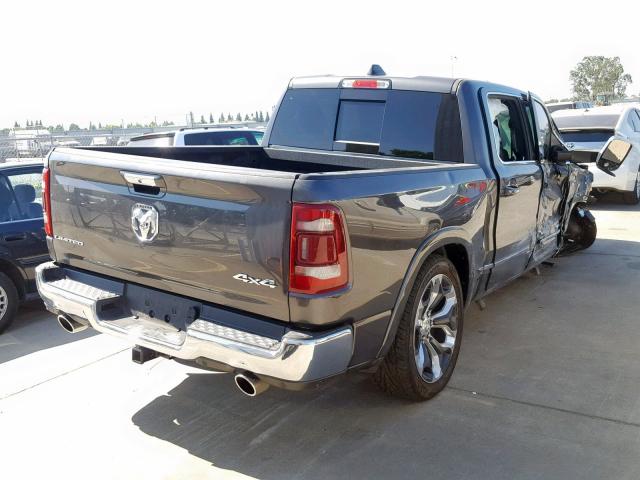 1C6SRFHT0KN512676 - 2019 RAM 1500 LIMIT GRAY photo 4