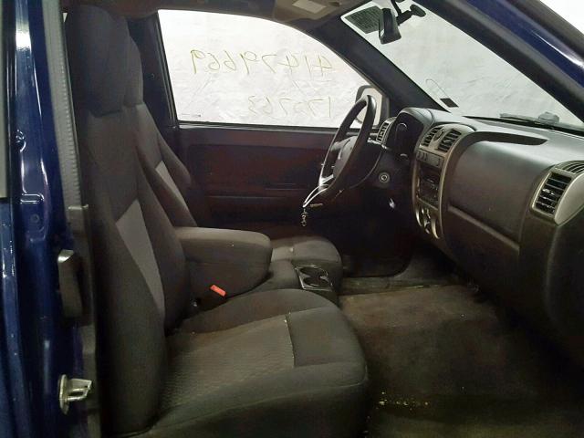 1GCJTCD92A8113621 - 2010 CHEVROLET COLORADO L BLUE photo 5