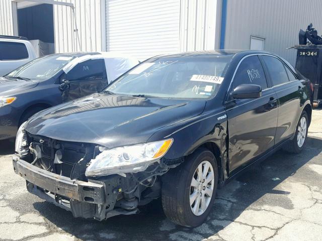 4T1BB46KX8U050813 - 2008 TOYOTA CAMRY HYBR BLACK photo 2