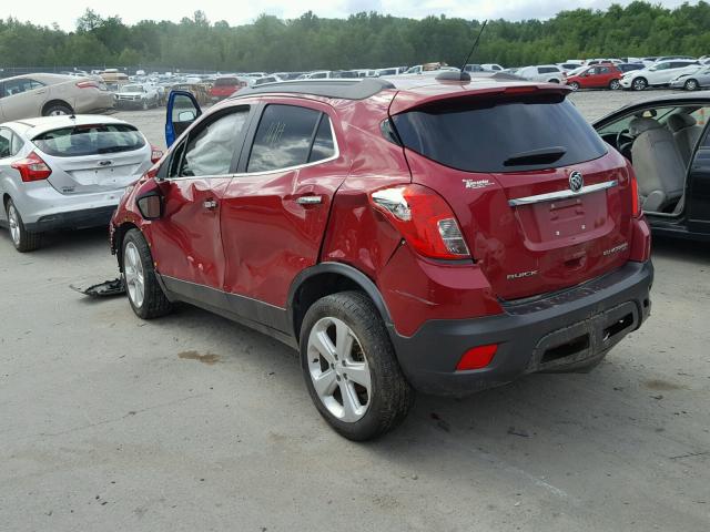 KL4CJFSB5FB144419 - 2015 BUICK ENCORE CON RED photo 3