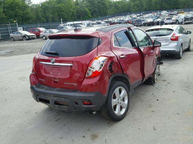 KL4CJFSB5FB144419 - 2015 BUICK ENCORE CON RED photo 4