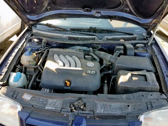 WVWRB61J32W572515 - 2002 VOLKSWAGEN JETTA GL BLUE photo 7