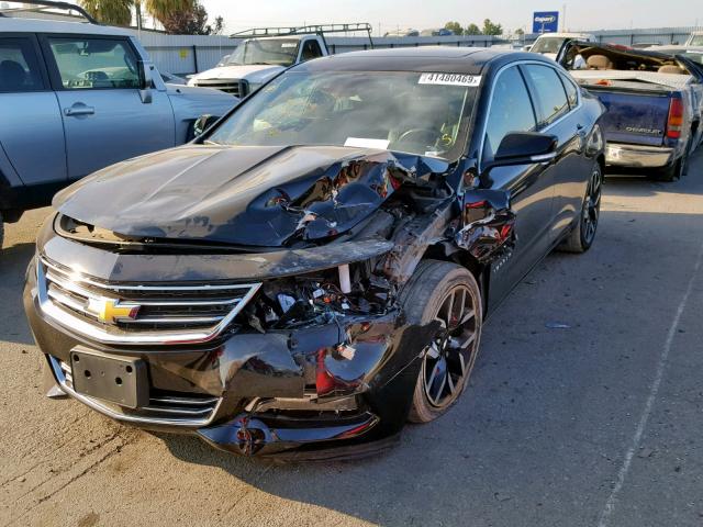 2G1145S37H9134205 - 2017 CHEVROLET IMPALA PRE BLACK photo 2