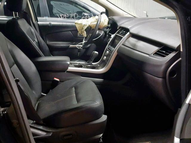 2FMDK4JC4DBA79961 - 2013 FORD EDGE SEL BLACK photo 5