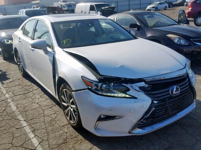 JTHBW1GG9J2184035 - 2018 LEXUS ES 300H WHITE photo 1