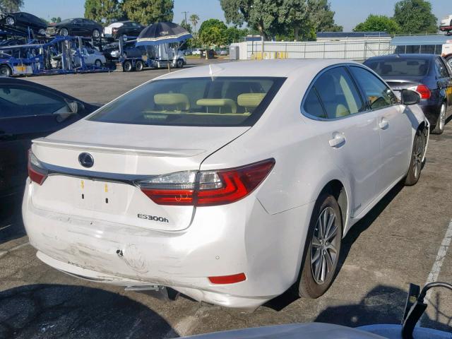 JTHBW1GG9J2184035 - 2018 LEXUS ES 300H WHITE photo 4