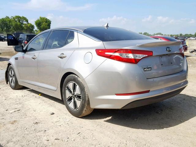 KNAGM4AD2C5023036 - 2012 KIA OPTIMA HYB SILVER photo 3