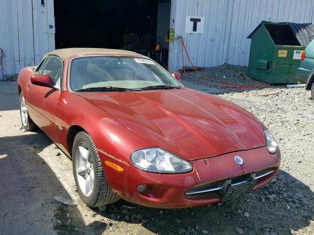 SAJGX224XWC027124 - 1998 JAGUAR XK8 RED photo 1