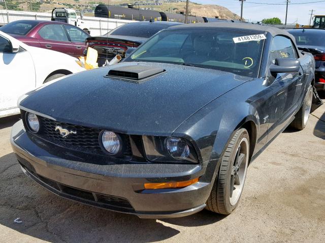 1ZVHT85H165226886 - 2006 FORD MUSTANG GT BLACK photo 2