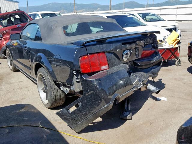 1ZVHT85H165226886 - 2006 FORD MUSTANG GT BLACK photo 3