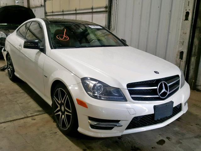 WDDGJ4HB8EG219415 - 2014 MERCEDES-BENZ C 250 WHITE photo 1