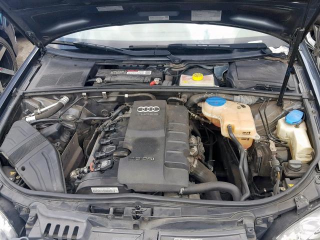 WAUDF78E38A170025 - 2008 AUDI A4 2.0T QU GRAY photo 7