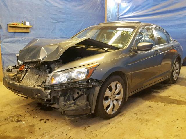 1HGCP2F88AA003520 - 2010 HONDA ACCORD EXL GRAY photo 2