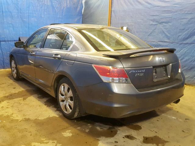 1HGCP2F88AA003520 - 2010 HONDA ACCORD EXL GRAY photo 3