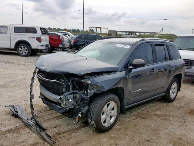 1C4NJCBA8ED715330 - 2014 JEEP COMPASS SP შავი ფოტო 2