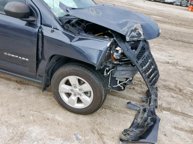 1C4NJCBA8ED715330 - 2014 JEEP COMPASS SP შავი ფოტო 9