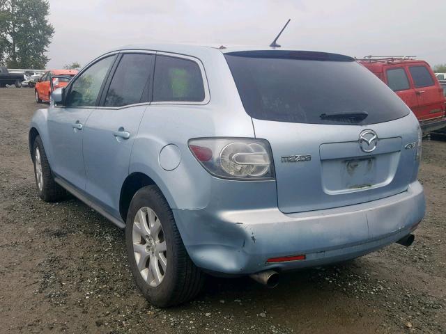 JM3ER293280197860 - 2008 MAZDA CX-7 BLUE photo 3