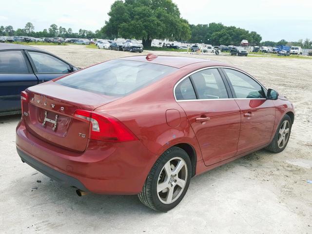 YV1622FS9C2131780 - 2012 VOLVO S60 T5 RED photo 4