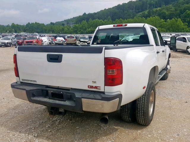 1GT412C84BF264429 - 2011 GMC SIERRA C35 WHITE photo 4