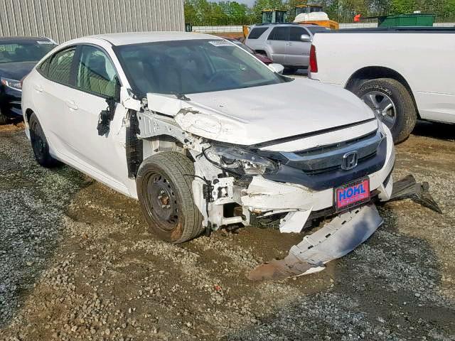 2HGFC2F56JH502445 - 2018 HONDA CIVIC LX WHITE photo 1