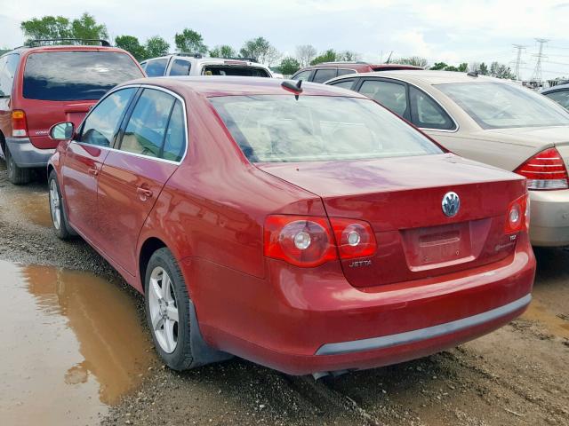 3VWDT71K46M789483 - 2006 VOLKSWAGEN JETTA TDI RED photo 3