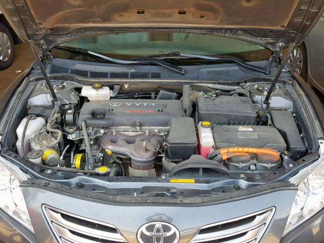 4T1BB46K58U049021 - 2008 TOYOTA CAMRY HYBR CHARCOAL photo 7