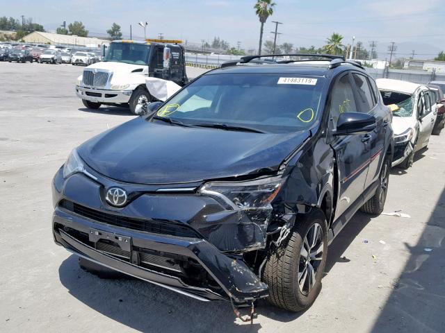 2T3WFREV7JW498809 - 2018 TOYOTA RAV4 ADVEN BLACK photo 2