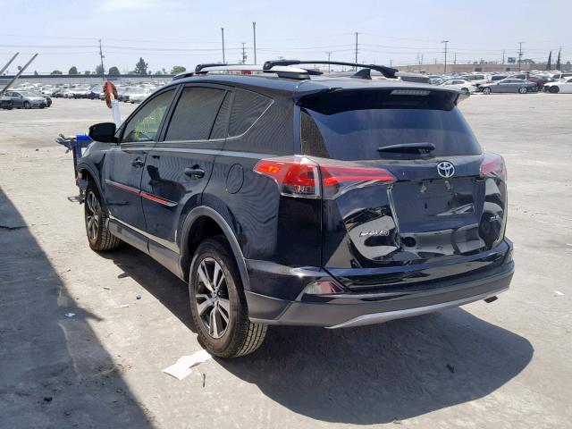 2T3WFREV7JW498809 - 2018 TOYOTA RAV4 ADVEN BLACK photo 3