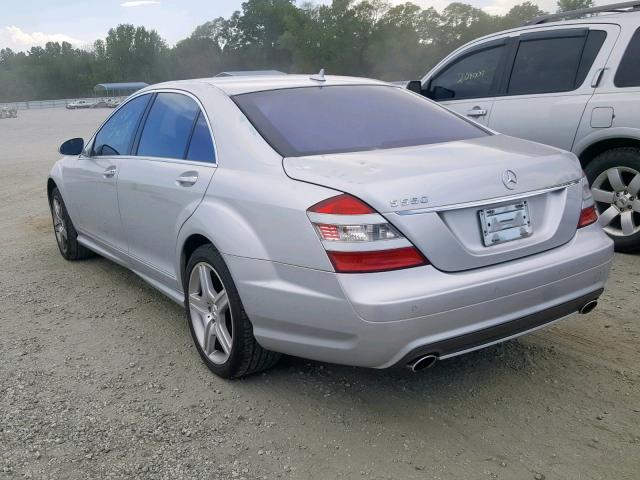 WDDNG71X59A244911 - 2009 MERCEDES-BENZ S 550 SILVER photo 3