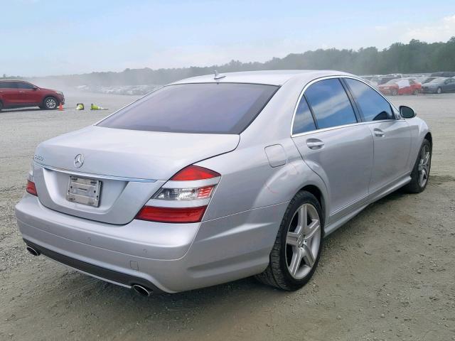 WDDNG71X59A244911 - 2009 MERCEDES-BENZ S 550 SILVER photo 4