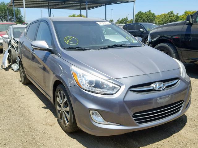 KMHCU5AEXGU239806 - 2016 HYUNDAI ACCENT SPO GRAY photo 1