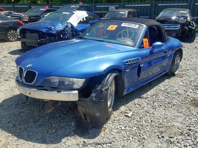 WBSCK9337XLC89092 - 1999 BMW M ROADSTER BLUE photo 2