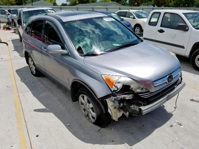 JHLRE38737C056411 - 2007 HONDA CR-V EXL SILVER photo 1