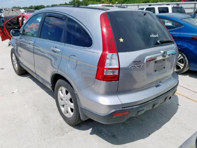 JHLRE38737C056411 - 2007 HONDA CR-V EXL SILVER photo 3