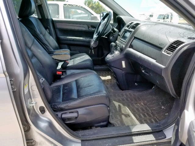 JHLRE38737C056411 - 2007 HONDA CR-V EXL SILVER photo 5