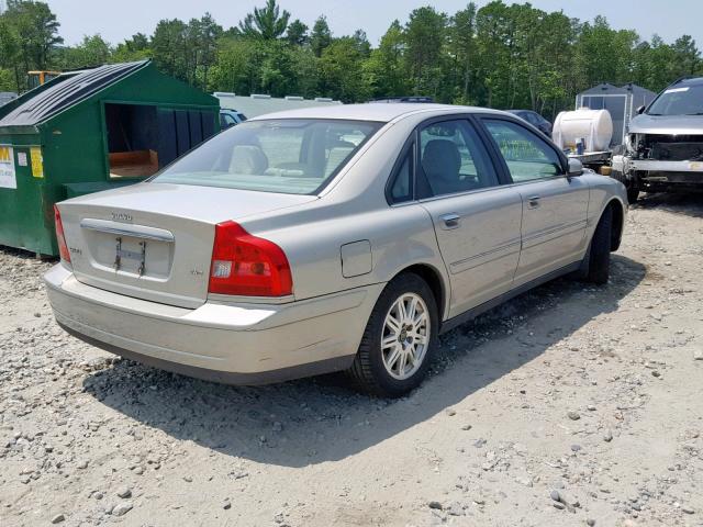 YV1TH59H641365952 - 2004 VOLVO S80 2.5T SILVER photo 4