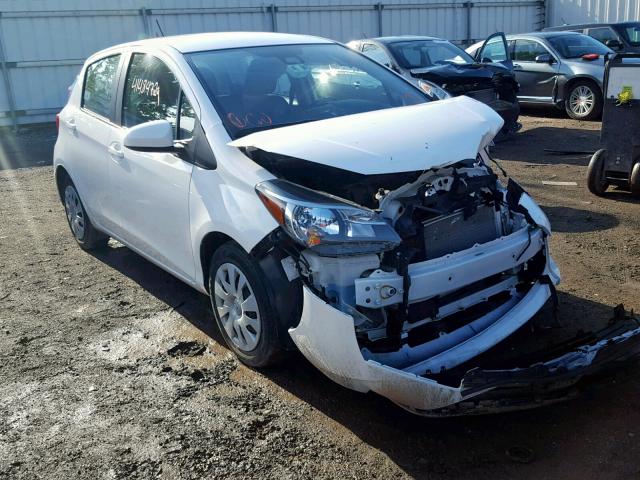 VNKKTUD38HA085341 - 2017 TOYOTA YARIS L WHITE photo 1