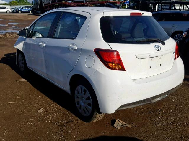 VNKKTUD38HA085341 - 2017 TOYOTA YARIS L WHITE photo 3