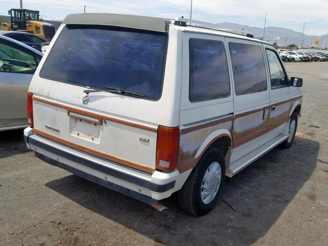 2P4FH5139HR281317 - 1987 PLYMOUTH VOYAGER LE WHITE photo 4