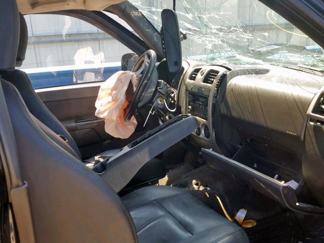 1GCHSDFE7C8165606 - 2012 CHEVROLET COLORADO L BLACK photo 5