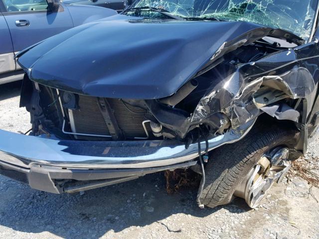 1GCHSDFE7C8165606 - 2012 CHEVROLET COLORADO L BLACK photo 9