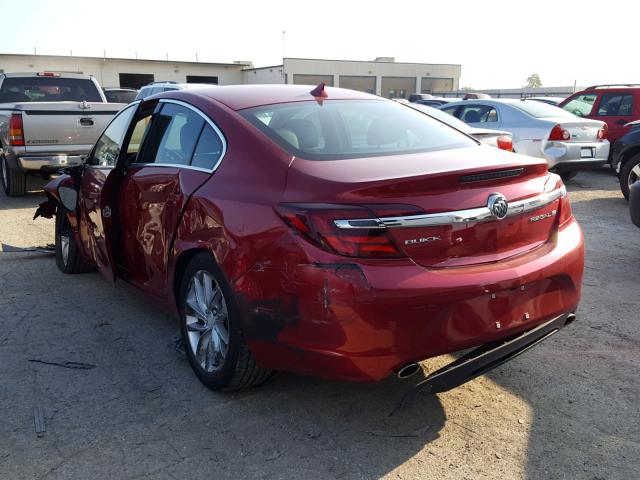 2G4GK5EX7E9305189 - 2014 BUICK REGAL MAROON photo 3