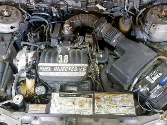 1FALP5742RG286779 - 1994 FORD TAURUS GL TAN photo 7