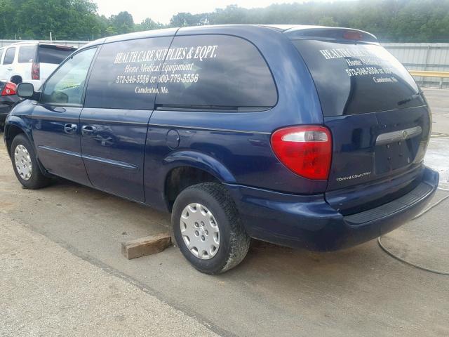 2C4GP44303R133714 - 2003 CHRYSLER TOWN & COU GRAY photo 3