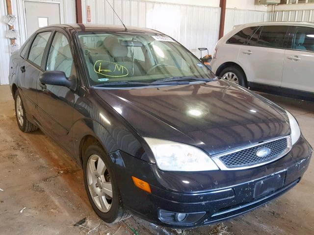 1FAFP34N75W236541 - 2005 FORD FOCUS ZX4 BLACK photo 1