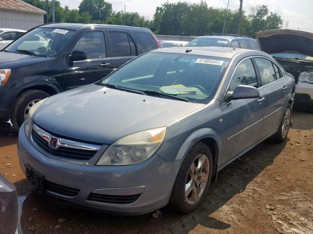 1G8ZS57N87F278677 - 2007 SATURN AURA XE BLUE photo 2