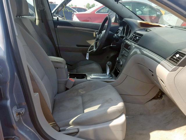 1G8ZS57N87F278677 - 2007 SATURN AURA XE BLUE photo 5